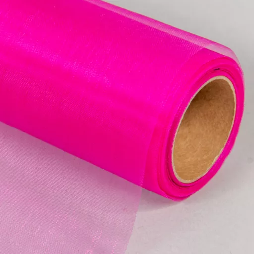 Organza tekercs 27 pink 23cmx10m