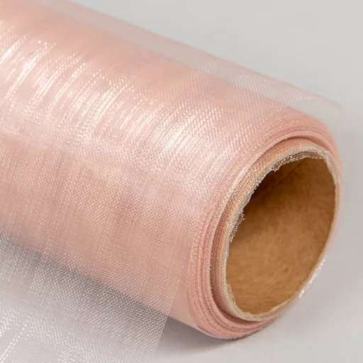 Organza tekercs 41 világosmályva 23cmx10m