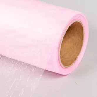 Organza tekercs 43 babarózsaszín 23cmx10m