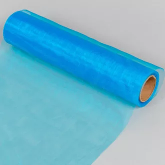Organza tekercs 47 kék 23cmx10m