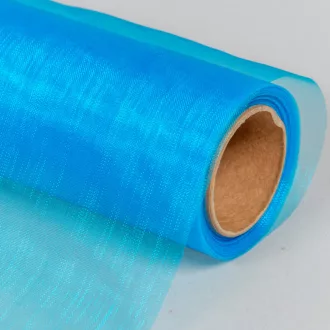 Organza tekercs 47 kék 23cmx10m