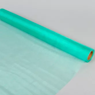 Organza tekercs 116 smaragd zöld 48cmx10m