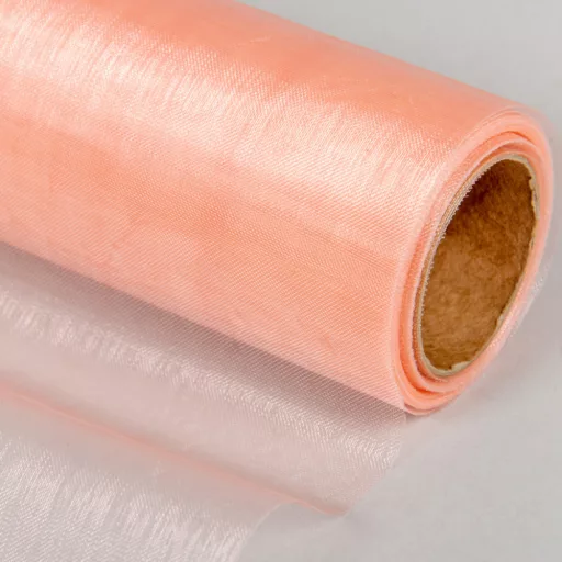 Organza tekercs 146 lazac 48cmx10m