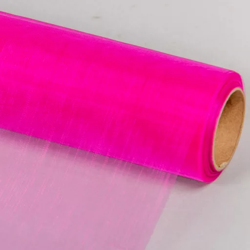 Organza tekercs 27 pink 48cmx10m 
