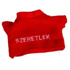 Feliratos póló 12x8cm