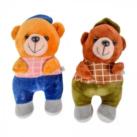 Plüss maci nadrágban15cm