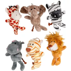 Plüss figurák vegyesen kulcstartós 12cm