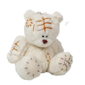 Plüss maci fehér 10cm