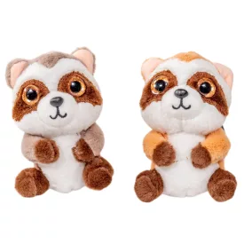 Plüss mosómedve kulcstartóval 13cm