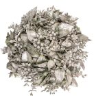 Leveles koszorú ezüst D26cm