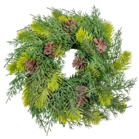 Fenyő koszorú tobozzal D28cm