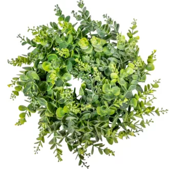 Eukaliptuszos koszorú D35cm
