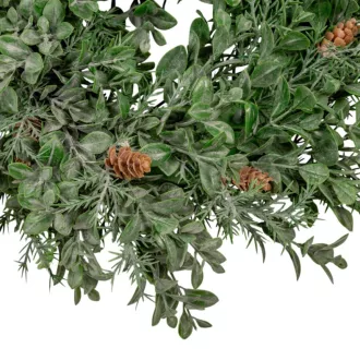 Zöld buxus koszorú D33cm 