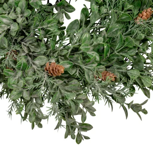 Zöld buxus koszorú D33cm 