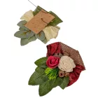 Koszorú rátét 12-es 10x13cm