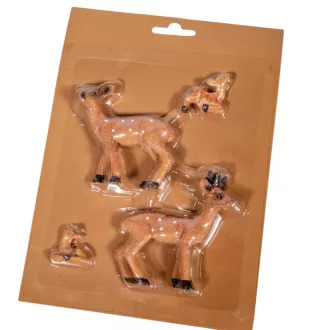 Szarvascsalád poly M3-8cm 4db-os