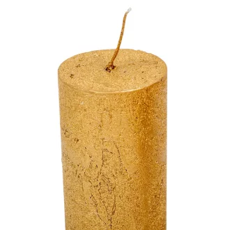 Rusztikus metál henger 40x100mm arany 4db/csom (db ár)