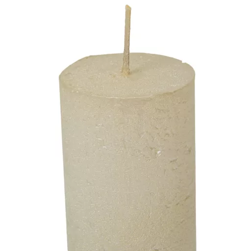 Rusztikus metál henger 40x100mm ivory 4db/csom (db ár)