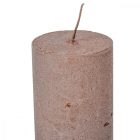 Rusztikus metál henger 40x100 mm Kakaó 4db/csom (db ár)