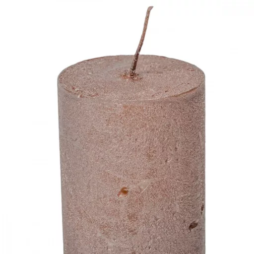 Rusztikus metál henger 40x100 mm Kakaó 4db/csom (db ár)