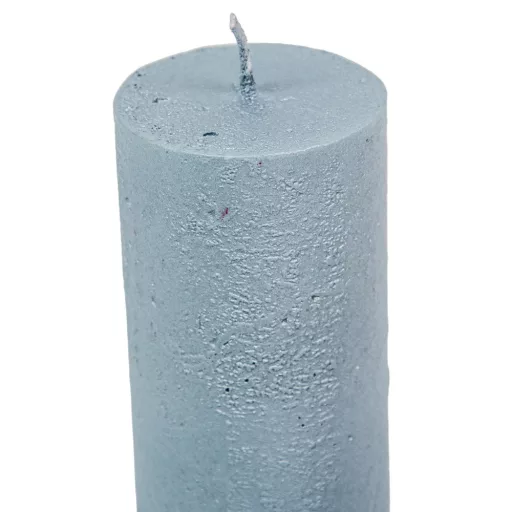 Rusztikus metál henger 40x100mm kék 4db/csom (db ár)