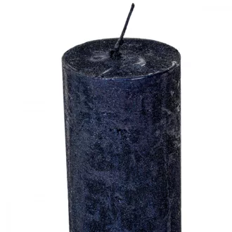   Rusztikus metál henger 40x100mm sötétkék 4 db/csom (db ár)