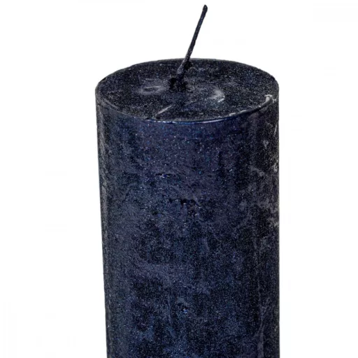 Rusztikus metál henger 40x100mm sötétkék 4 db/csom (db ár)