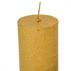 Rusztikus metál henger 40x75mm arany 4db/csom (db ár)