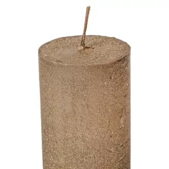 Rusztikus metál henger 40x75mm homok 4db/csom (db ár)