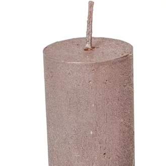 Rusztikus metál henger 40x75 mm Kakaó 4db/csom (db ár)