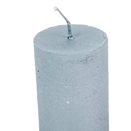 Rusztikus metál henger 40x75mm kék 4db/csom (db ár)