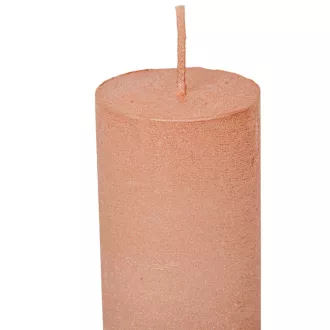 Rusztikus metál henger 40x75mm lazac 4db/csom (db ár)