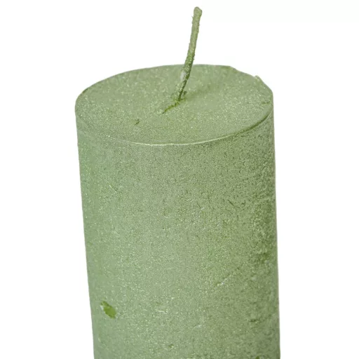 Rusztikus metál henger 40x75 mm Menta 4db/csom (db ár)