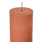 Rusztikus metál henger 40x75mm rosegold 4db/csom (db ár)