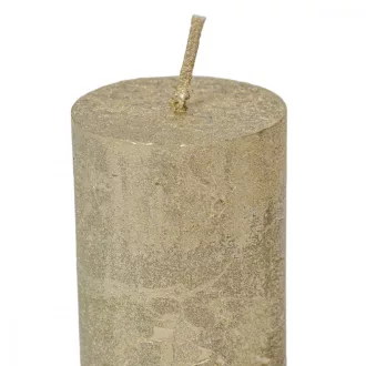 Rusztikus metál henger 40x75mm v.arany 4db/csom (db ár)