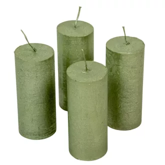 Rusztikus metál henger 50x120 mm menta  4db/csom (db ár)