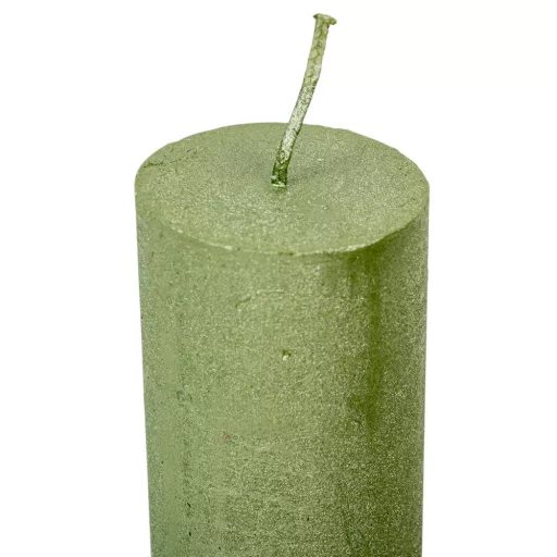 Rusztikus metál henger 50x120 mm menta  4db/csom (db ár)