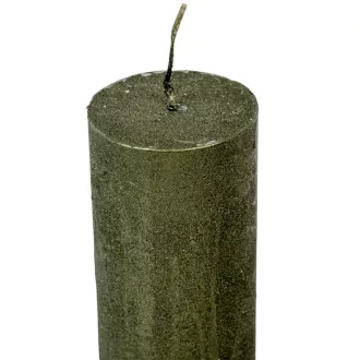 Rusztikus metál henger 50x120mm oliva 4db/csom  (db ár)