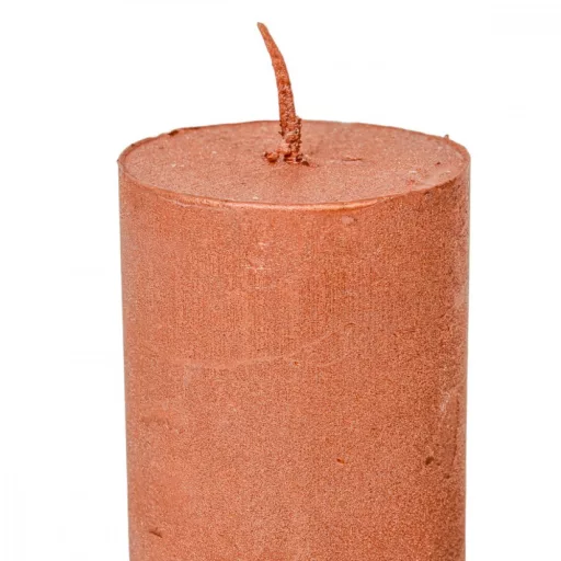 Rusztikus metál henger 50x120mm rosegold 4db/csom (db ár)