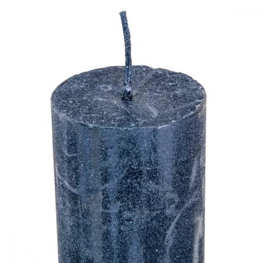 Rusztikus metál henger 50x120mm sötétkék 4db/csom (db ár)