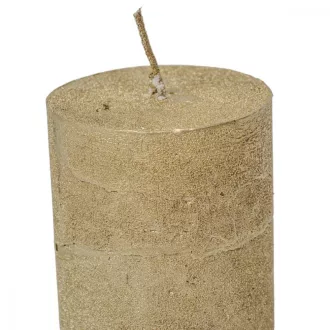 Rusztikus metál henger 50x120mm vil arany 4db/csom (db ár)