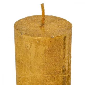 Rusztikus metál henger 50x90mm arany 4db/csom (db ár)