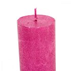 Rusztikus metál henger 50x90mm ciklámen 4db/csom (db ár)