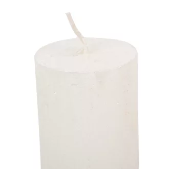 Rusztikus metál henger 50x90mm fehér 4db/csom (db ár)