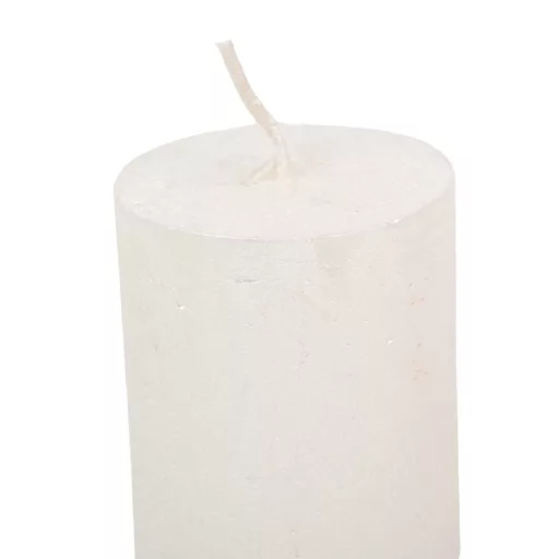 Rusztikus metál henger 50x90mm fehér 4db/csom (db ár)