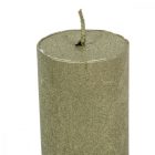 Rusztikus metál henger 50x90mm oliva 4db/csom (db ár)