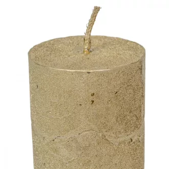 Rusztikus metál henger 50x90mm vil arany 4db/csom (db ár)