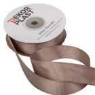 Ripsz szalag sötétdrapp 2.5cmx25y