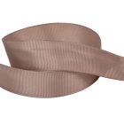 Ripsz szalag sötétdrapp 2.5cmx25y