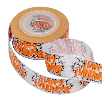 Ripsz szalag halloween mintás 2.5cmx10y